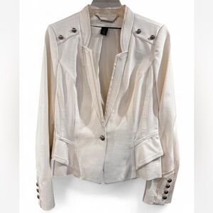 White House Black Market white Blazer